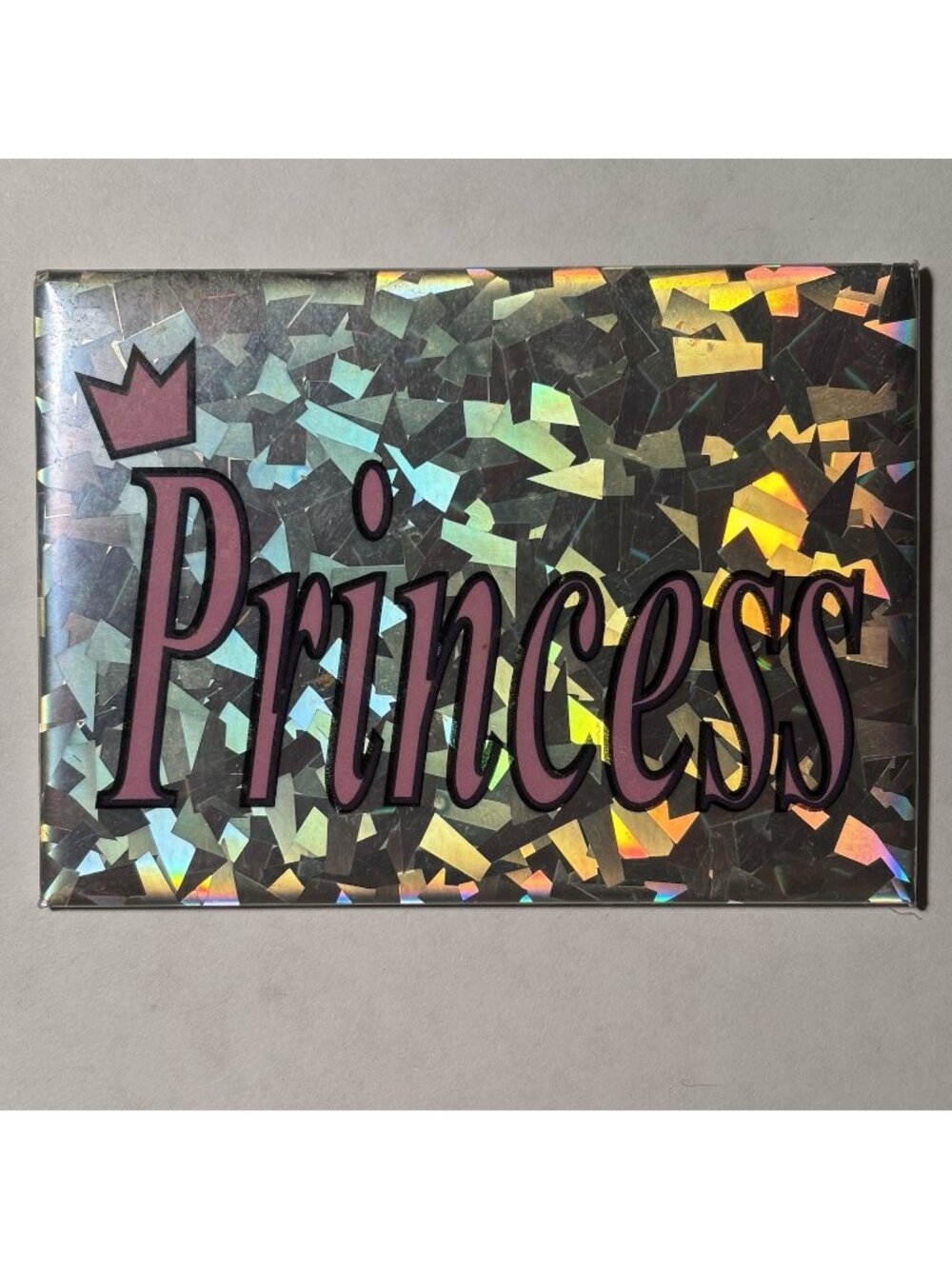 Princess Fridge Magnet Crown Holographic Collectible Novelty Gift Stocking Stuff